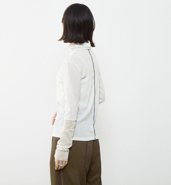SOFFITTO「袖切替えレイヤードデザインプルオーバー」|Tシャツ・カットソー|