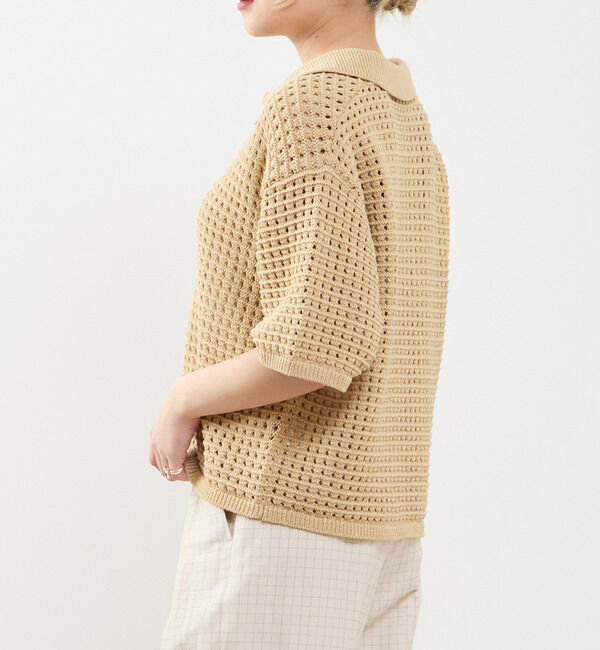 SOFFITTO「【A_/エース】スキッパープルオーバーニット」|ニット・セーター|