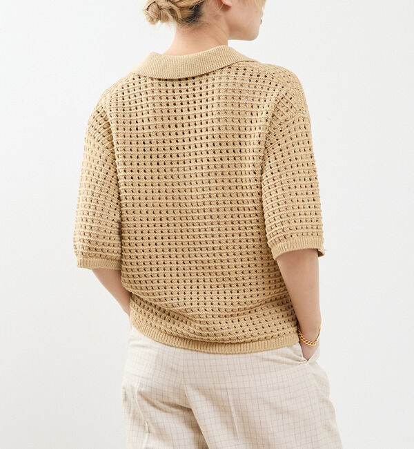 SOFFITTO「【A_/エース】スキッパープルオーバーニット」|ニット・セーター|