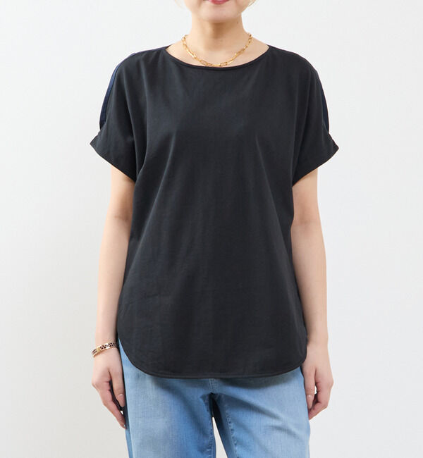 SOFFITTO「タイプライタードッキングTシャツ」|Tシャツ・カットソー|ブラック