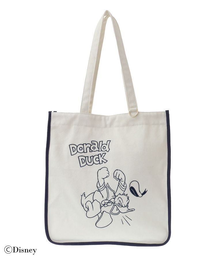 Maison de FLEUR「Donald Duck/スクエアトートバッグ」|トートバッグ|