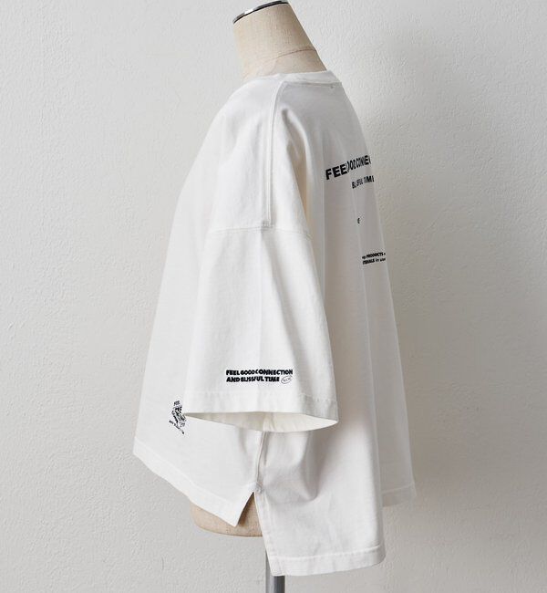  「【F&B】オーガニックコットン混ロゴTシャツ」|Tシャツ・カットソー|