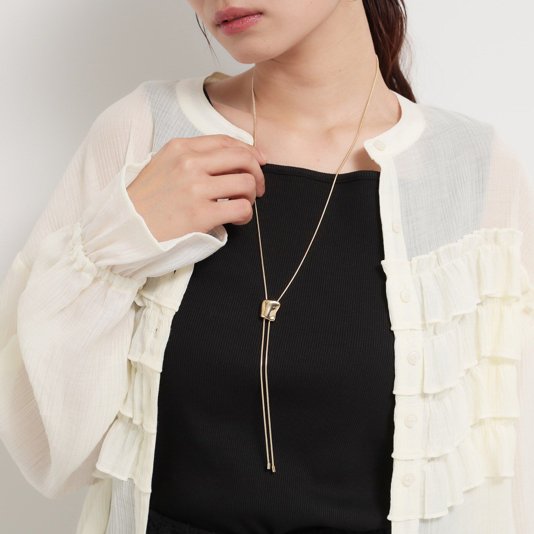 THE SHOP TK「ループタイネックレス」|ネックレス|