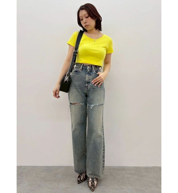 EVRIS「BASICシンプルショートTシャツ」|Tシャツ・カットソー|