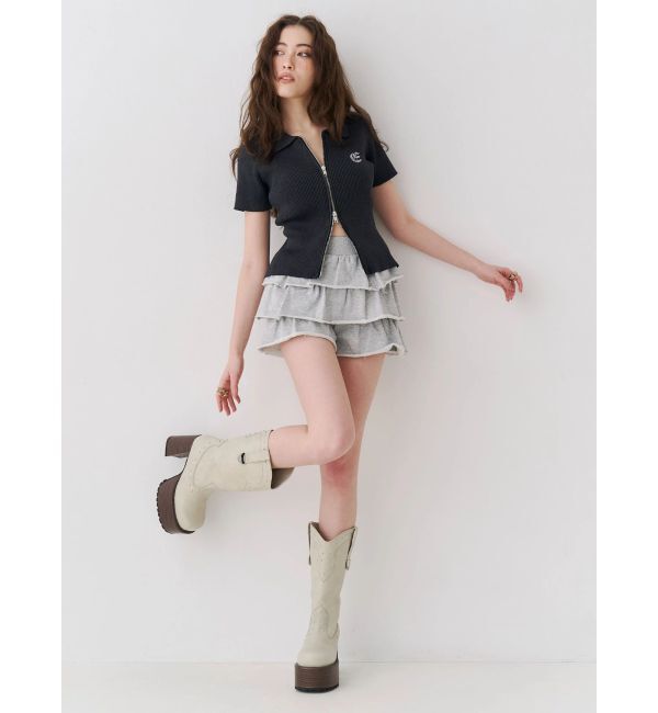 EVRIS「ZIPニットトップス」|ニット・セーター|