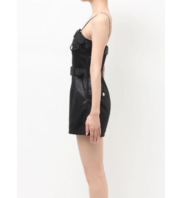 GYDA「W BELT GLITTERロンパース」|ワンピース|