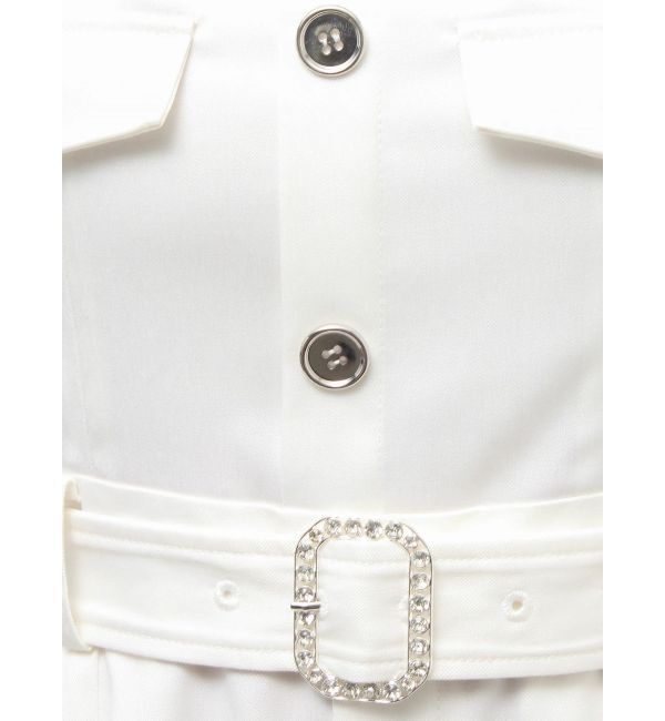 GYDA「W BELT GLITTERロンパース」|ワンピース|