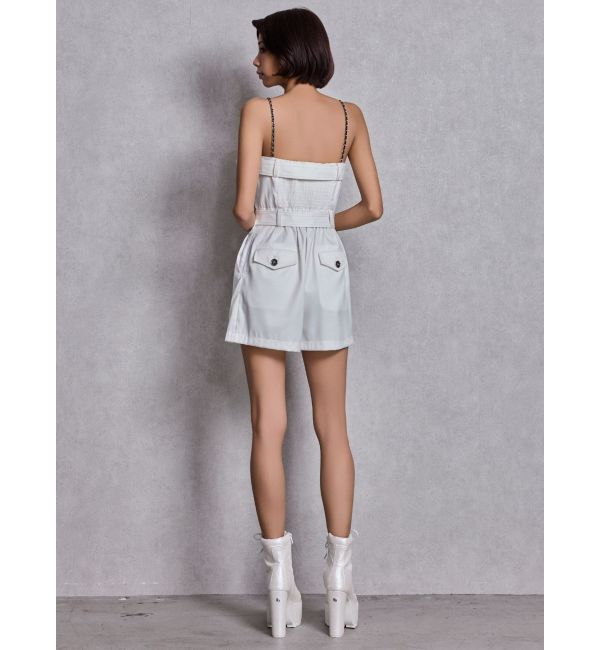 GYDA「W BELT GLITTERロンパース」|ワンピース|