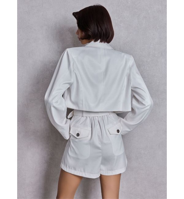 GYDA「W BELT GLITTERロンパース」|ワンピース|