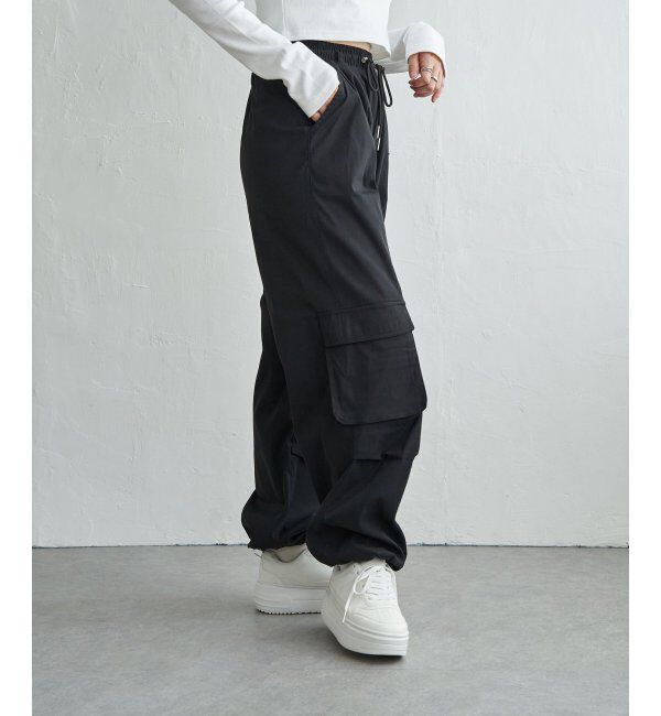 VENCE share style「チェーン付きカーゴパンツ」|デニム|