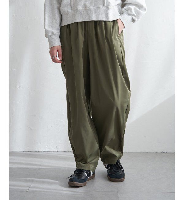 VENCE share style「タックコクーンパンツ」|デニム|
