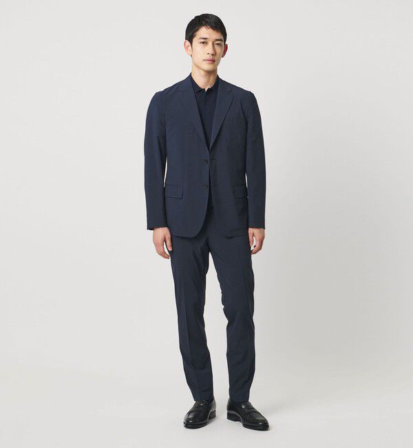 UNITED ARROWS「ショートスリーブ ニットポロシャツ UA COZY ウォッシャブル 抗菌防臭」|ポロシャツ|