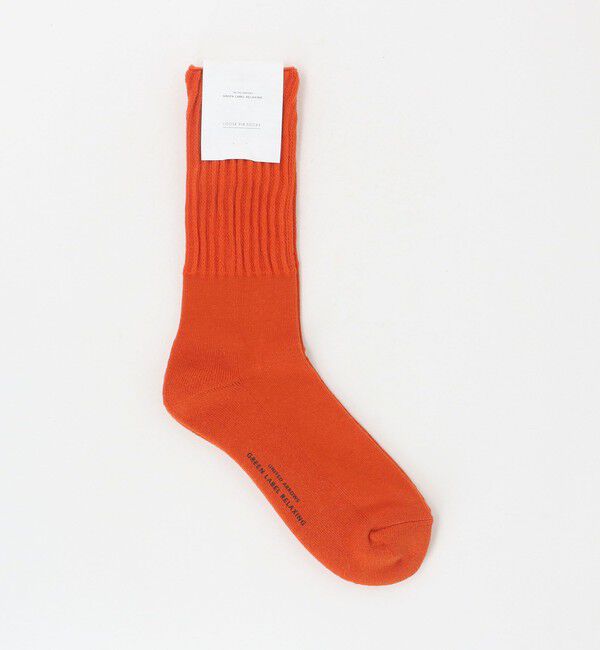 UNITED ARROWS green label relaxing「GLR ルーズ ソックス」|ソックス|ORANGE