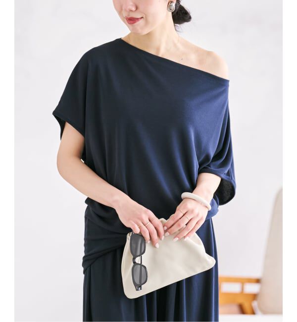 Plage「《追加予約》Jersey Tunic プルオーバー 3」|Tシャツ・カットソー|ネイビー