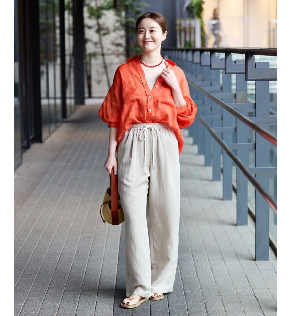 IENA「《セットアップ対応》ラミーレギュラーカラーシャツ」|シャツ・ブラウス|