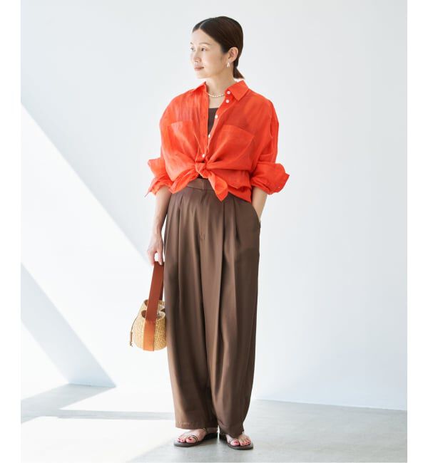 IENA「《セットアップ対応》ラミーレギュラーカラーシャツ」|シャツ・ブラウス|