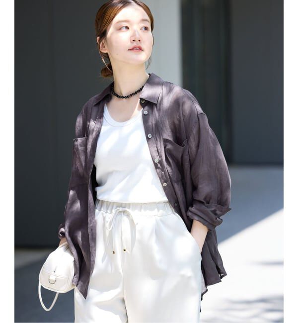 IENA「《セットアップ対応》ラミーレギュラーカラーシャツ」|シャツ・ブラウス|