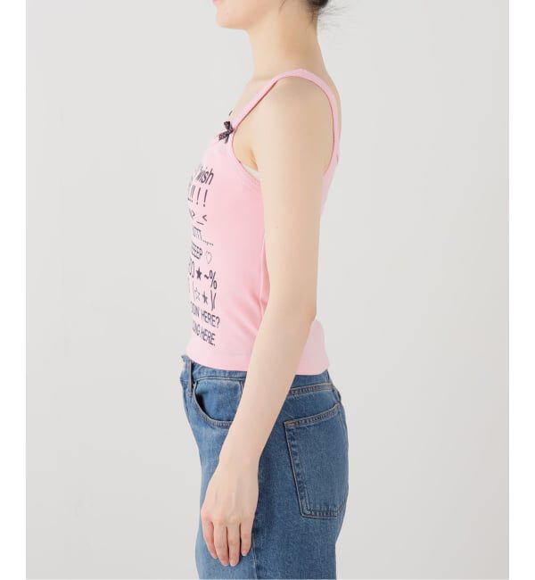 HOLECO/ホレコ】 Dango Camisole（CREEP/PINK）（Oriens JOURNAL