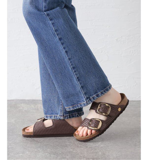 FRAMeWORK「BIRKENSTOCK/ビルケンシュトック ARIZONA BIG BUCKLE RAFFIA」|サンダル|