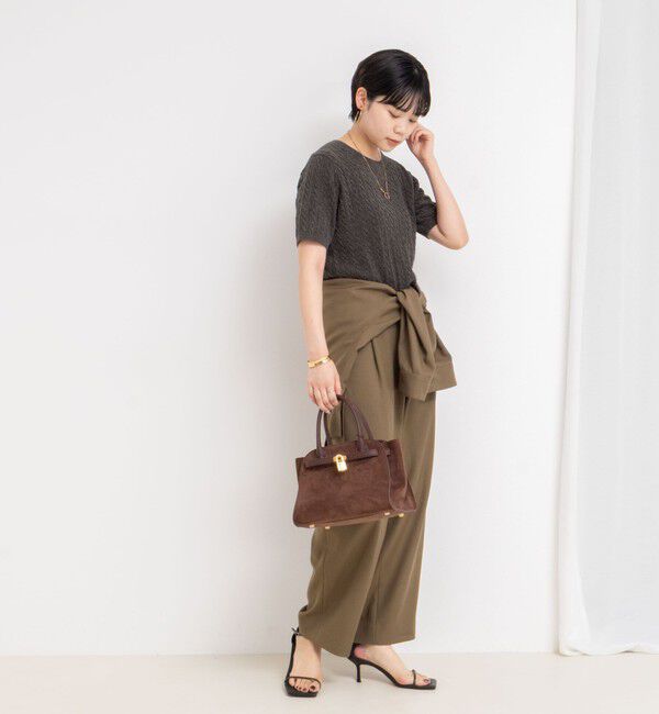 Rie Miller「《セットアップ対応》ウォッシャブルソフトカーゴパンツ」|カーゴ|