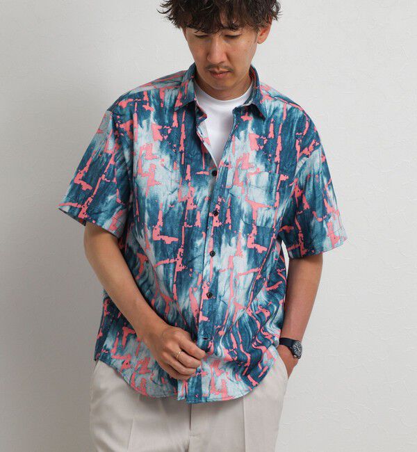 NOLLEY'S goodman「Dot Air 総柄レギュラーシャツ 26SS」|シャツ・ブラウス|
