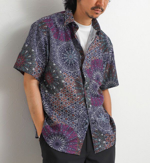 NOLLEY'S goodman「Dot Air 総柄レギュラーシャツ 26SS」|シャツ・ブラウス|