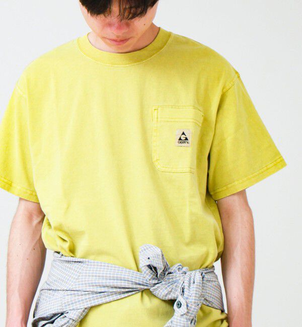 GLOSTER「Pigment Dyed 7.5oz Heavy Cotton Jersey S/S Pocket Tee」|Tシャツ・カットソー|