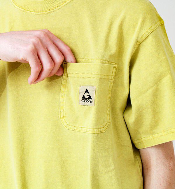 GLOSTER「Pigment Dyed 7.5oz Heavy Cotton Jersey S/S Pocket Tee」|Tシャツ・カットソー|