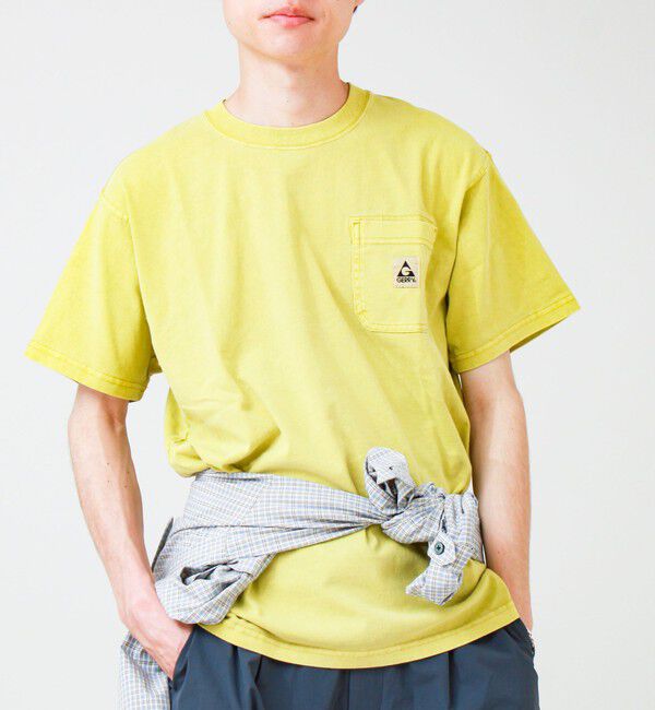 GLOSTER「Pigment Dyed 7.5oz Heavy Cotton Jersey S/S Pocket Tee」|Tシャツ・カットソー|
