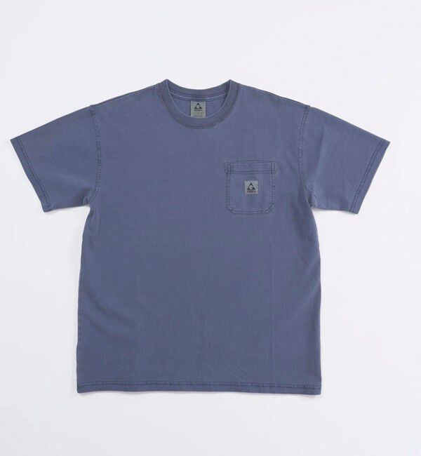 GLOSTER「Pigment Dyed 7.5oz Heavy Cotton Jersey S/S Pocket Tee」|Tシャツ・カットソー|ブルー