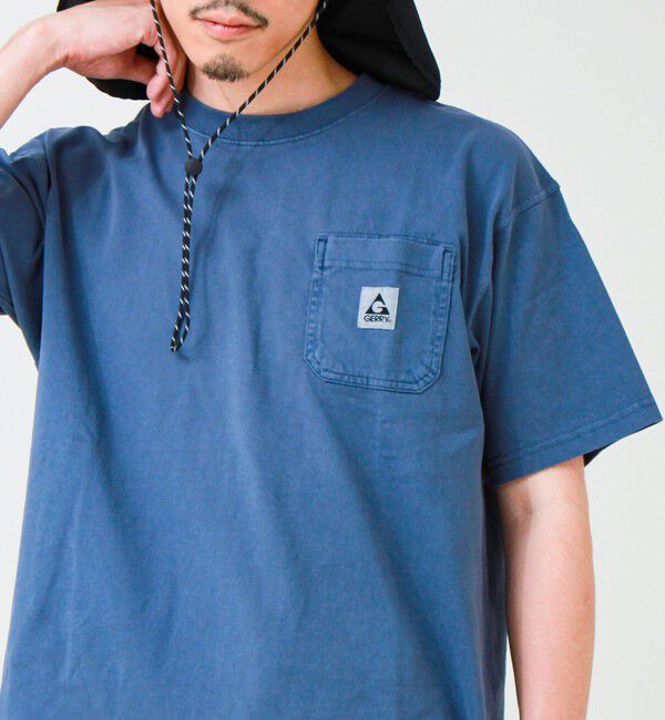 GLOSTER「Pigment Dyed 7.5oz Heavy Cotton Jersey S/S Pocket Tee」|Tシャツ・カットソー|