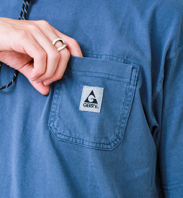 GLOSTER「Pigment Dyed 7.5oz Heavy Cotton Jersey S/S Pocket Tee」|Tシャツ・カットソー|
