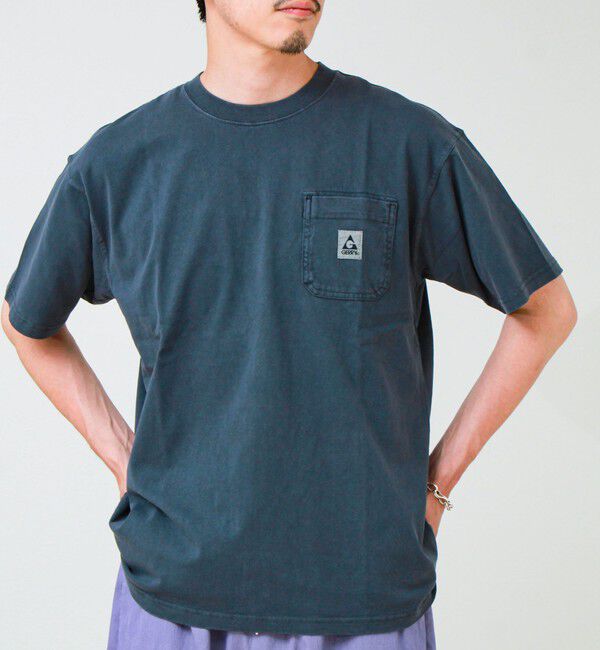 GLOSTER「Pigment Dyed 7.5oz Heavy Cotton Jersey S/S Pocket Tee」|Tシャツ・カットソー|