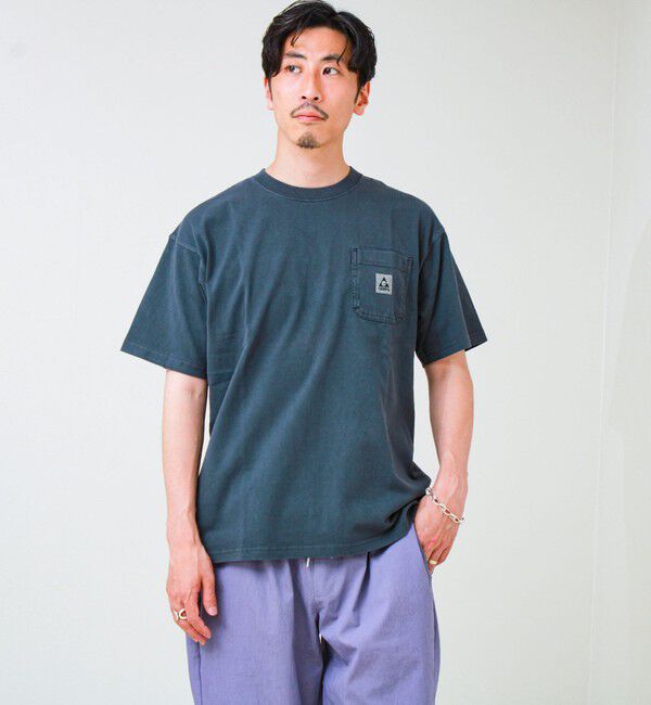 GLOSTER「Pigment Dyed 7.5oz Heavy Cotton Jersey S/S Pocket Tee」|Tシャツ・カットソー|