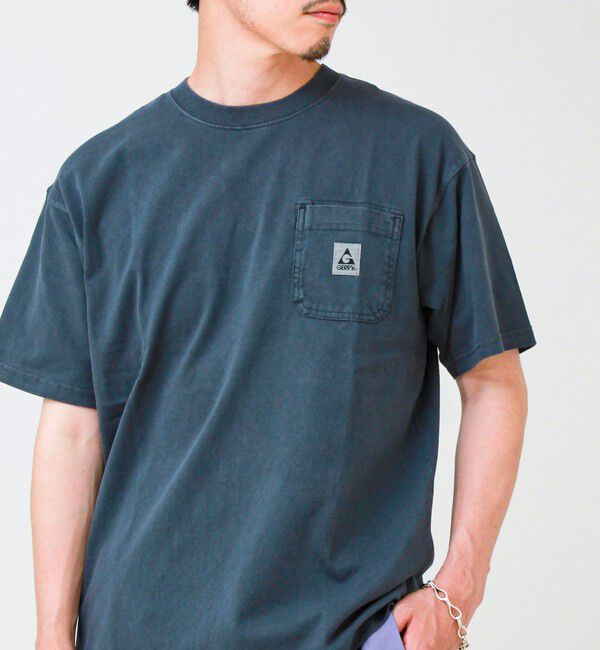GLOSTER「Pigment Dyed 7.5oz Heavy Cotton Jersey S/S Pocket Tee」|Tシャツ・カットソー|