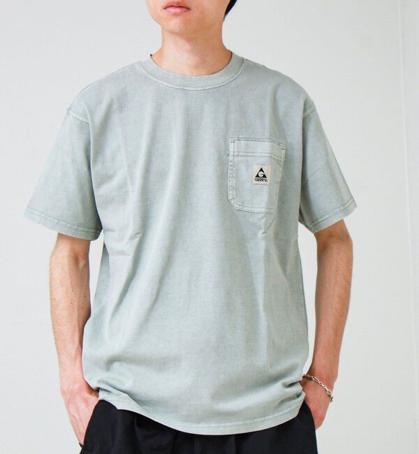 GLOSTER「Pigment Dyed 7.5oz Heavy Cotton Jersey S/S Pocket Tee」|Tシャツ・カットソー|