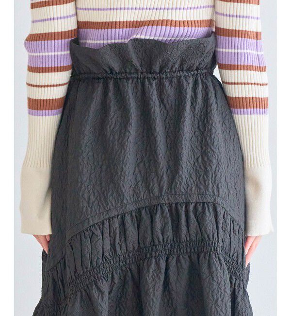 VIS「ぽこぽこドロストジャガードスカート」|スカート|