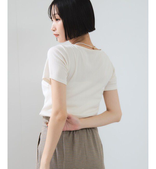 VIS「ツイストテレコカットソー」|Tシャツ・カットソー|