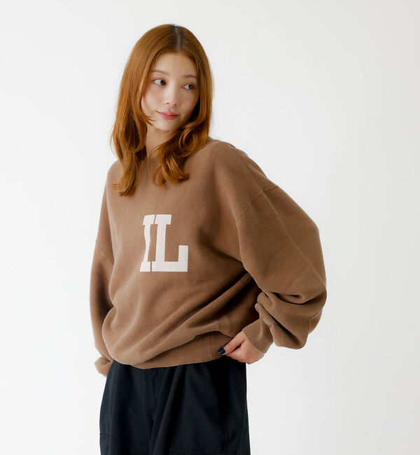 ABAHOUSE「【REMI RELIEF / レミ レリーフ】SP加工起毛裏毛クルー(IL)プリ」|スウェット・ジャージ|