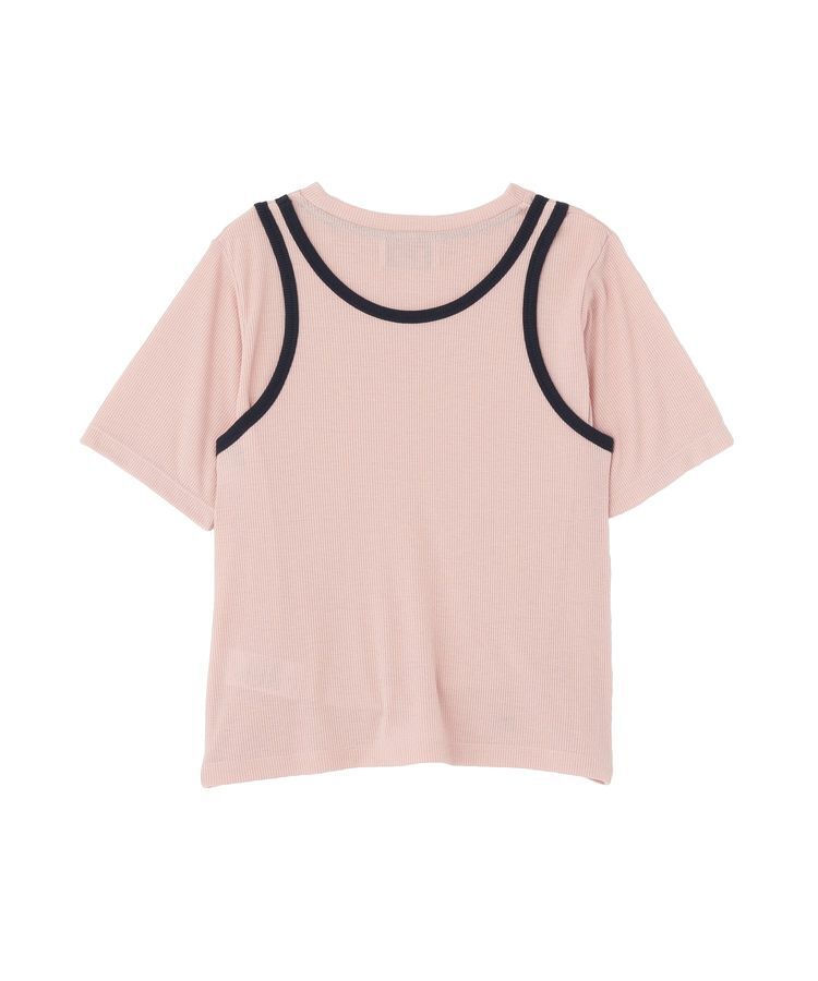 AMERICAN HOLIC「【PENNEY'S】配色タンクトップ+Tシャツ」|Tシャツ・カットソー|