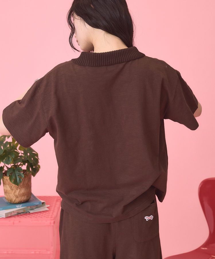 AMERICAN HOLIC「【PENNEY'S】配色ポロ+ショートパンツ」|オールインワン|
