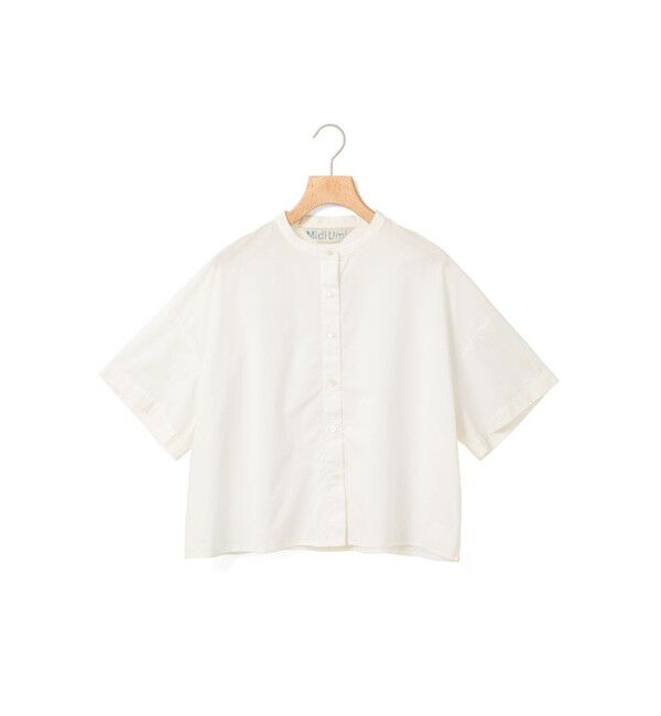 MidiUmi「MidiUmi PlaXショートシャツ」|シャツ・ブラウス|オフホワイト