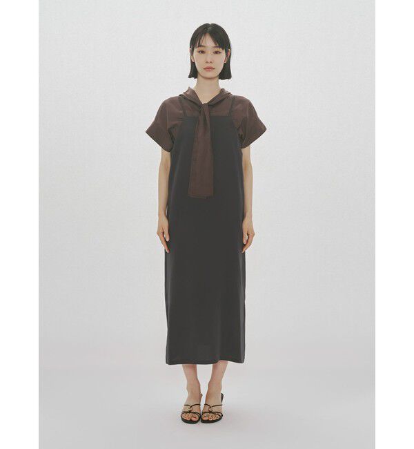 MIDIUMISOLID「MIDIUMISOLID for Ladies フードタイワイドプルオーバー」|シャツ・ブラウス|