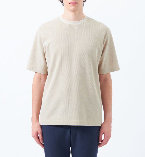 MACKINTOSH PHILOSOPHY「ミニケーブル クルーネックTシャツ」|Tシャツ・カットソー|