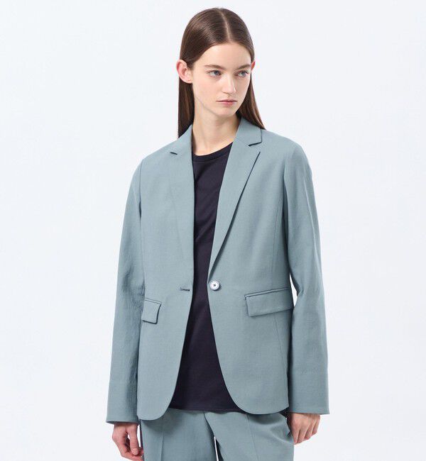 MACKINTOSH PHILOSOPHY「【MP STANDARD JACKET】DRY OXFORD製」|テーラードジャケット|ブルー