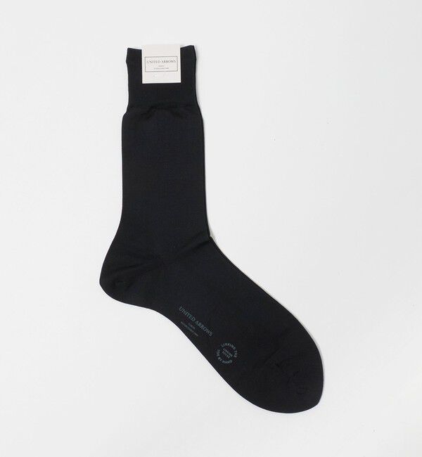 UNITED ARROWS「ソリッド ソックス」|ソックス|BLACK