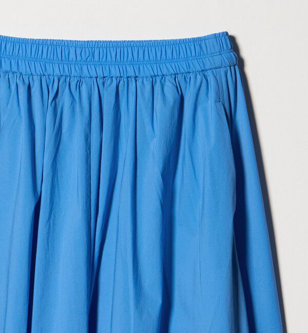 UNITED ARROWS green label relaxing「WONDER CLOTH ボリューム スカート マシンウォッシャブル ストレッチ 接触冷感 吸水速乾」|フレア|