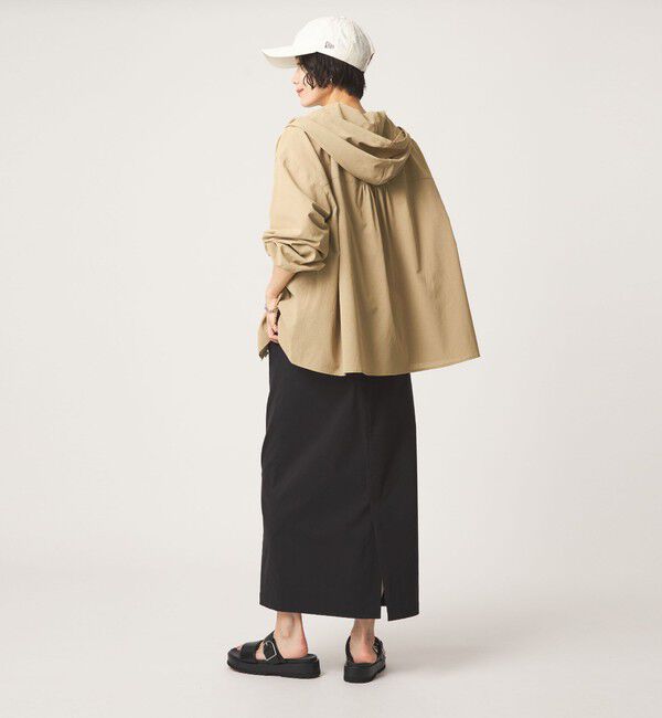 UNITED ARROWS green label relaxing「［size SHORTあり］フード ギャザー シャツ 」|シャツ・ブラウス|