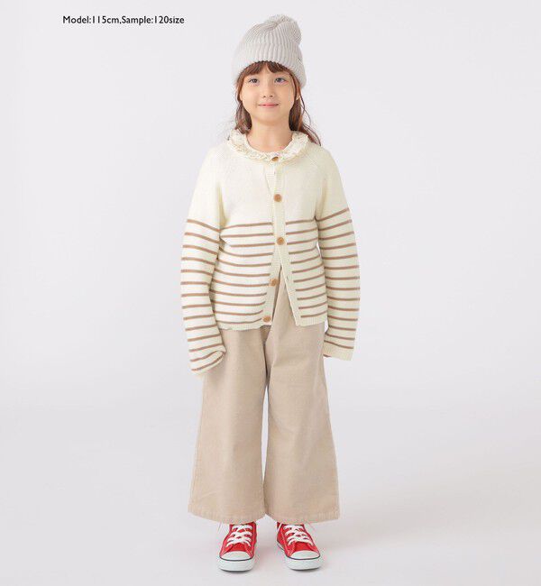 SHIPS KIDS「SHIPS KIDS:100～130cm / コーデュロイ ストラップ ワイド パンツ」|その他|
