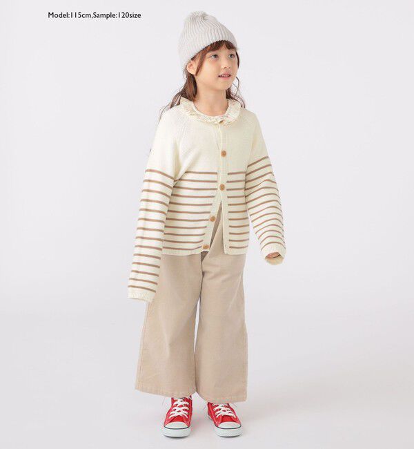 SHIPS KIDS「SHIPS KIDS:100～130cm / コーデュロイ ストラップ ワイド パンツ」|その他|